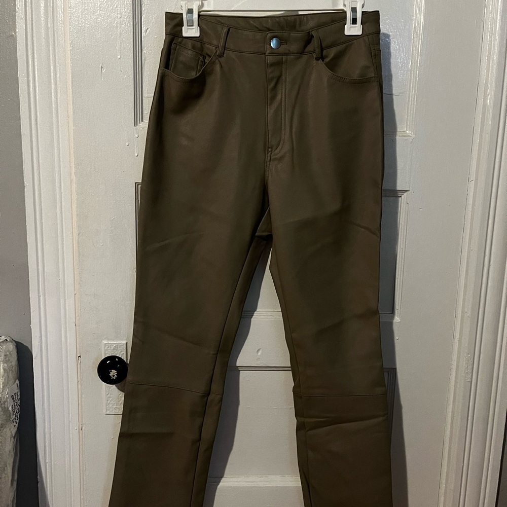 Leather pants